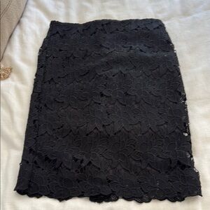 Catherine Malandrino Black Knee-Length Pencil Skirt